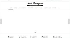 Desktop Screenshot of josezaragoza.com